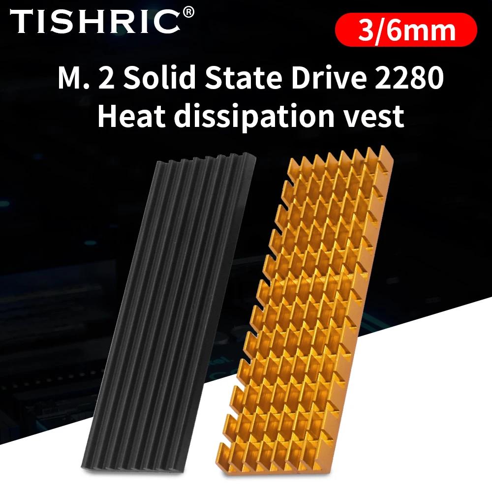 TISHRIC  ˷̴ ձ M.2 ָ  濭 ð, 2280 NVME NGFF M.2 ָ Ʈ ũ, 3/6mm β